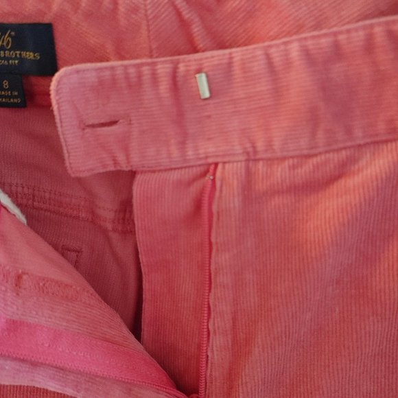 A “346" Brooks Brothers-Rose Color-Pinwale Corduroy Lucia Pant - Picture 5 of 7